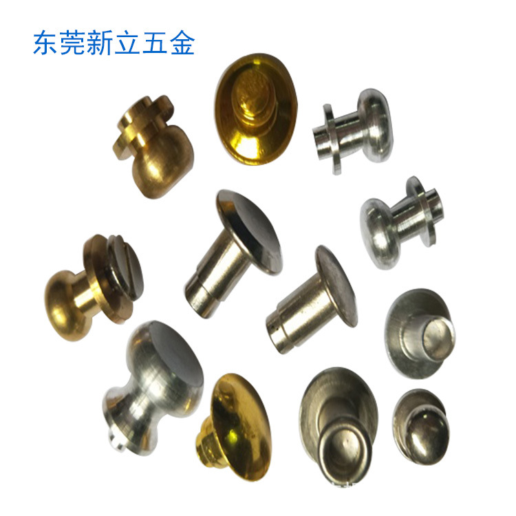 双层铆钉铝园头铆钉茶叶罐钉葫芦茶叶罐钉铁质茶叶盖钉白镍双层钉