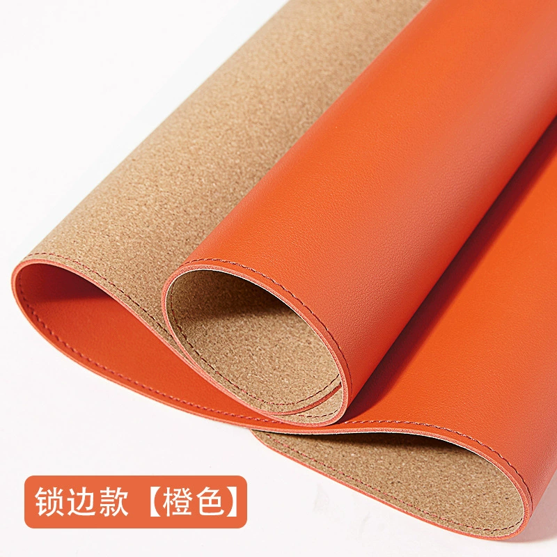 Desk Mat / Table Mouse Pad, Large Double-Sided Surface, Cork-Edge & Multiple Sizes