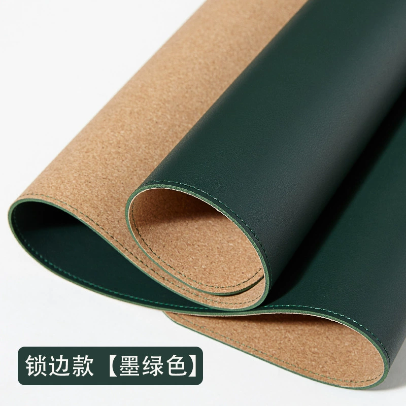 Desk Mat / Table Mouse Pad, Large Double-Sided Surface, Cork-Edge & Multiple Sizes