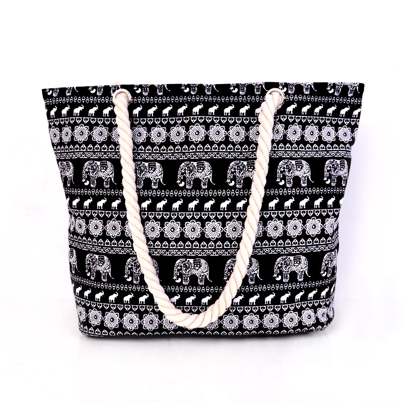 Factory Direct fashion Korean style shoulder bag sports casual women's bag canvas animal shading large capacity Women's bag wholesale