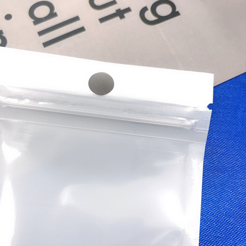 Bolsa de autosellado Película de perlas Yin y Yang bolsa de hueso pendientes joyería bolsa sellada bolsa de plástico translúcido cable de datos bolsa de carga