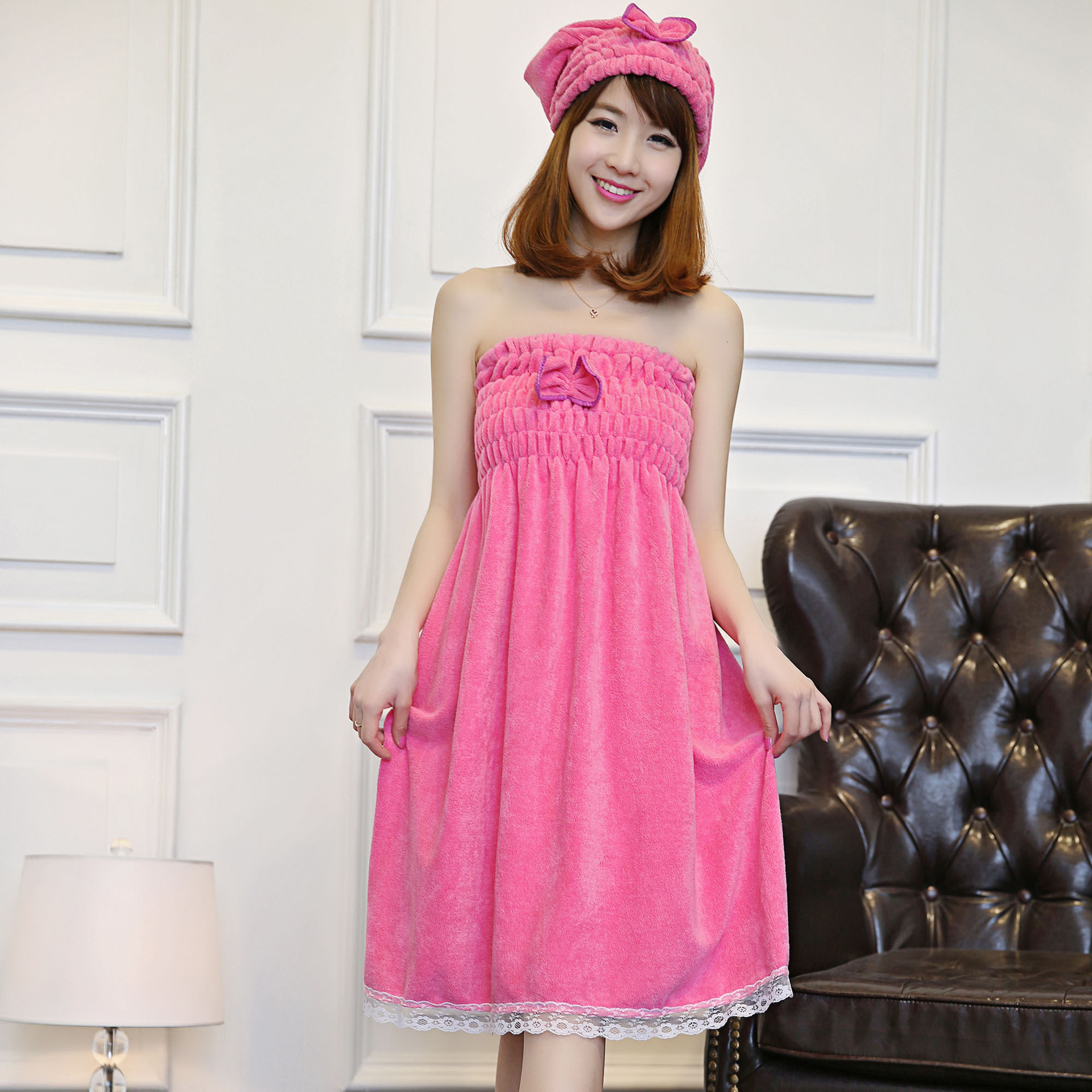 섬유 딥 파우더 플러스 샤워 캡