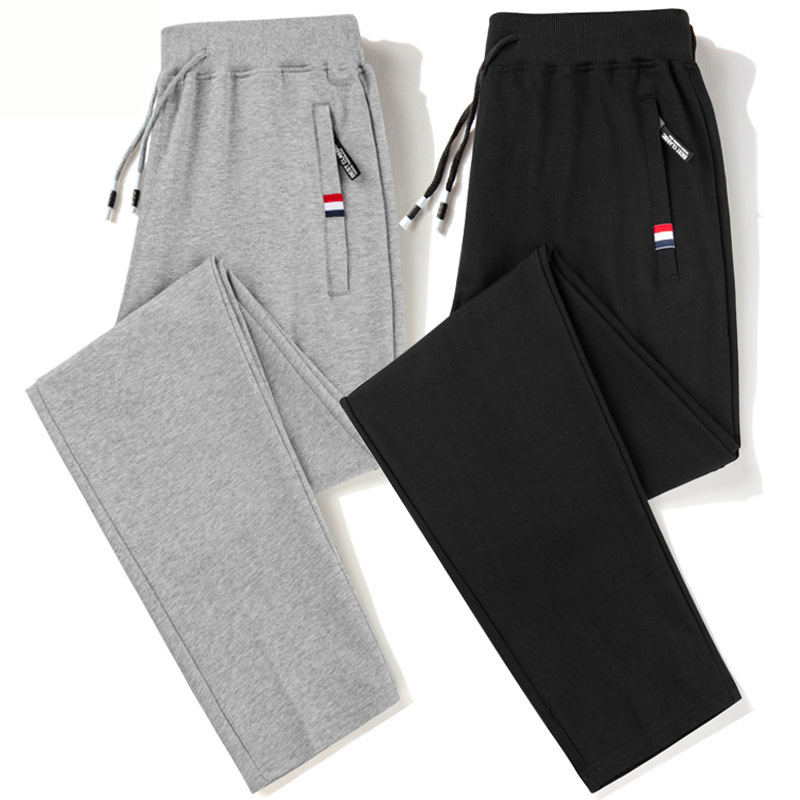 Cotton Sweatpants Men's Loose Straight Spring & Fall Casual Pants Large Size Men's Sweatpants Men's Knitted Long Pants Cotton Sweatpants Men's Loose Straight Spring & Fall Casual Pants Large Size Men's Sweatpants Men's Knitted Long Pants