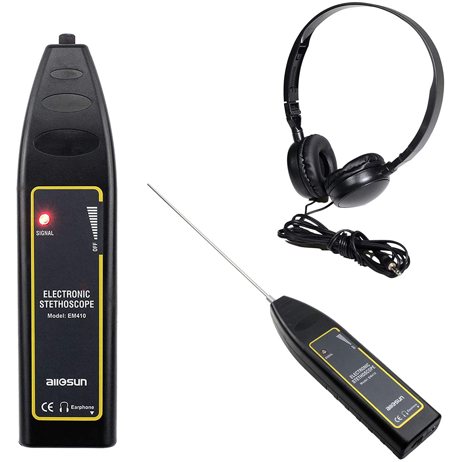 汽车机械故障听诊器EM410 汽车电子式发动机底盘异响测试仪现货