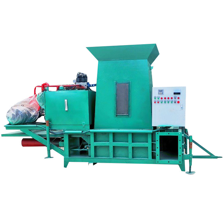 厂家供应双缸打包机 树皮塑料瓶压缩扎捆机操作视频