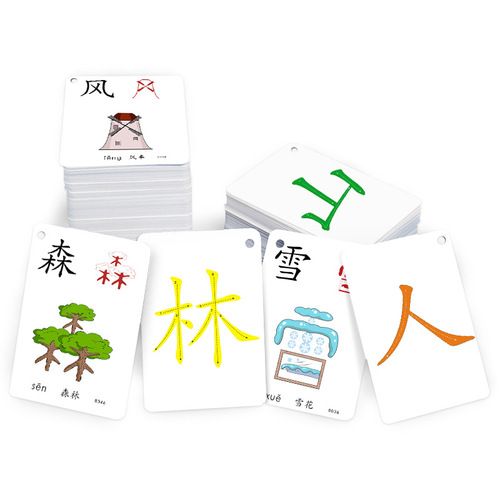 Baby picture reading cards, early childhood education pictograms, picture recognition cards, vocabulary cards, learning cards, wholesale
