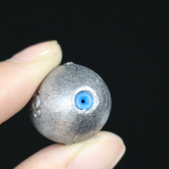 Wholesale enough to pass through the heart olive lead pendant grooved olive fishing weight Lua bait lead ceramic plastic core olive lead pendant