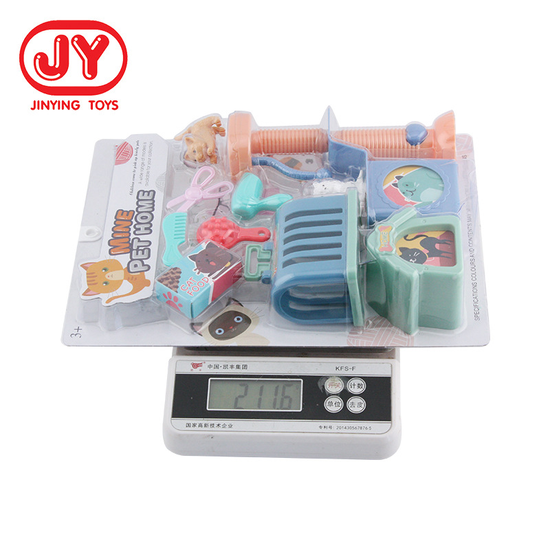 Amazon Venta caliente Casa de juego los niños juguete simulación PET gato Médicos serie equipo ventana caja fábrica al por mayor