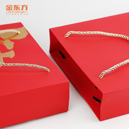 New Style Standard Year Cake Donkey-hide Glue Paste Pastry New Year Goods Candy Gift Handmade Gift High-end Festival Universal Packaging Gift Bag