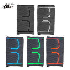 Factory direct sales knitted sports knee pads running basketball cycling fitness non-slip men and women breathable warm nylon knee pads