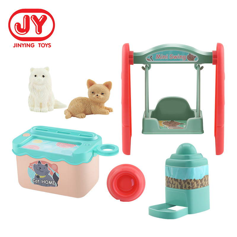 Amazon suministro niños jugar casa juguete simulación mascota gato equipo médico serie fábrica al por mayor