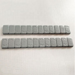 粘贴式平衡块 5g*12 粘块 铁质镀锌蓝胶 红胶 牛皮纸胶粘块