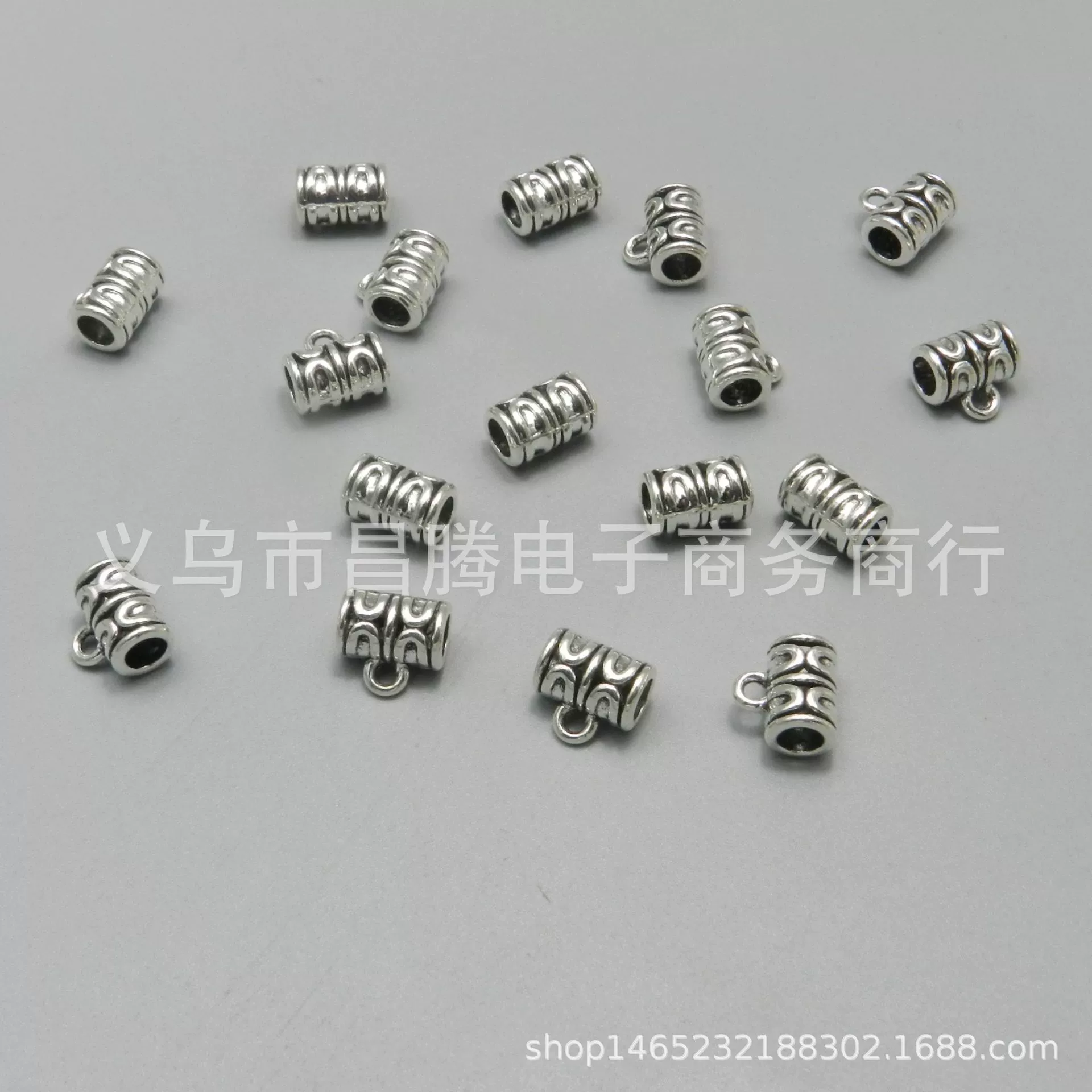 DIY материал ручной работы цинковый сплав ювелирные аксессуары древнее серебро тибетское серебро одиночные Висячие бусины с большим отверстием браслет ожерелье аксессуары