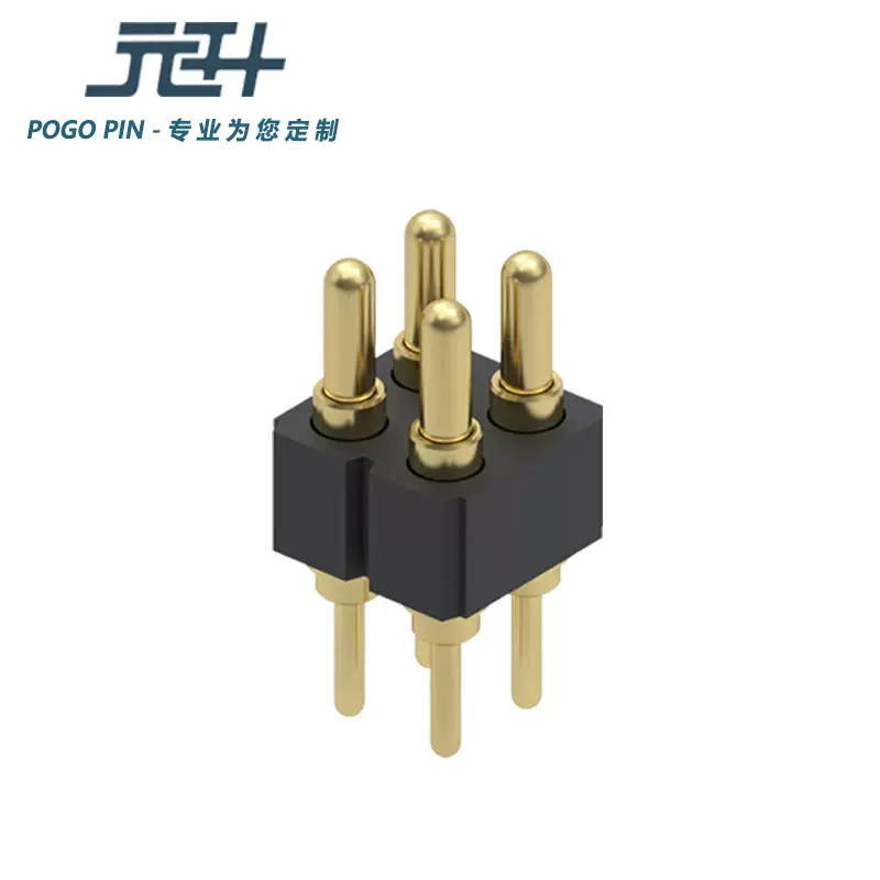 POGO PIN弹簧顶针4PIN充电厂家供应弹簧针充电针探针镀金POG OPIN