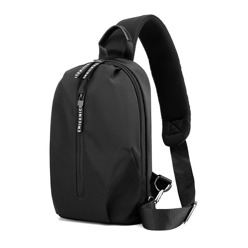 Nueva bolsa de pecho de los hombres de moda bolsa de pecho de los hombres ocasionales coreanos bolsa de hombro de tela Oxford urbano bolsa de pecho para la generación de cabello