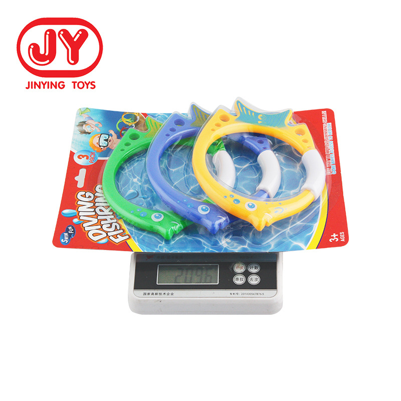 Venta caliente transfronteriza colorido anillo de buceo verano buceo juguetes piscina niños juguetes de agua fuente de fábrica al por mayor
