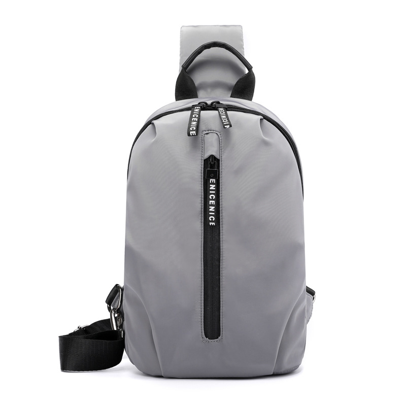 Nueva bolsa de pecho de los hombres de moda bolsa de pecho de los hombres ocasionales coreanos bolsa de hombro de tela Oxford urbano bolsa de pecho para la generación de cabello