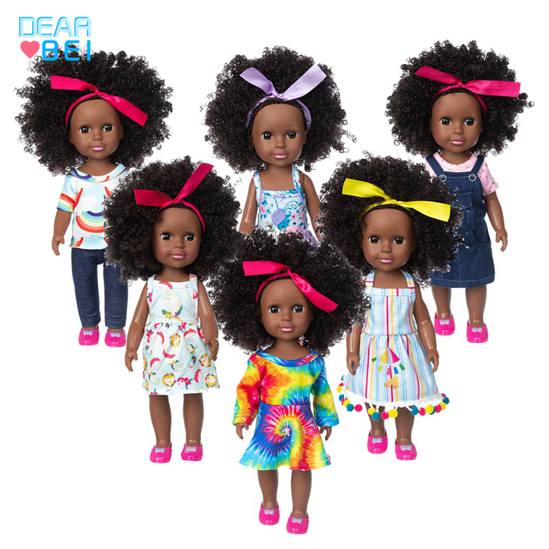 Dibei fábrica simulación bebé renacido muñeca 14 pulgadas American Girl Toy vinilo muñeca jugar casa juguete