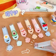 Mini Cute Nail Scissors Household Nail Clips Single Pack Cartoon Creative Folding Nail Cutter Nail Art Nail Trimmer