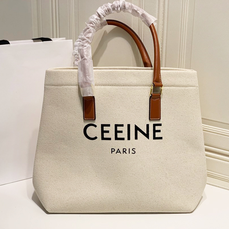 厂直销帆布帆布包 简约百搭托特包 购物袋字母旅行包单肩袋印logo