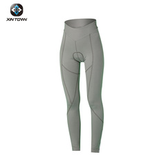 XINTOWN 顯瘦透氣騎行褲女彩色騎行長褲山地車自行車緊身褲騎行服