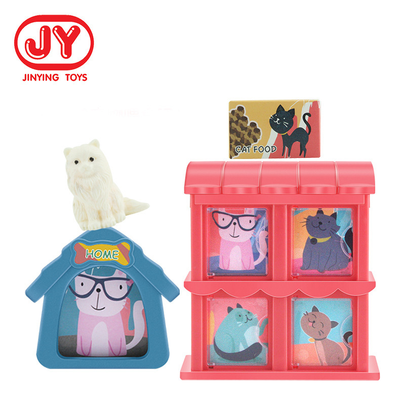 Amazon suministro niños jugar casa juguetes simulación gato equipo médico serie blister paquete fábrica al por mayor