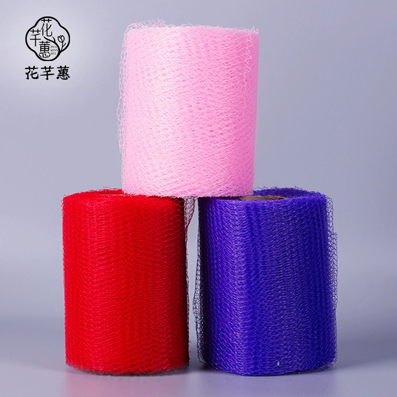 Свадебный автомобиль декоративная пряжа оптом Свадебный потолок марлевая занавеска лестничные перила декоративные марлевые сетки основной свадебный автомобиль декоративные грубая марля