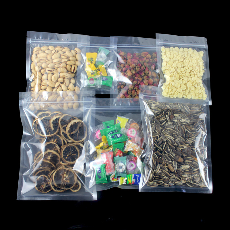 透明平底自封袋PE食品密封袋饰品包装袋坚果零食自封袋茶叶袋子
