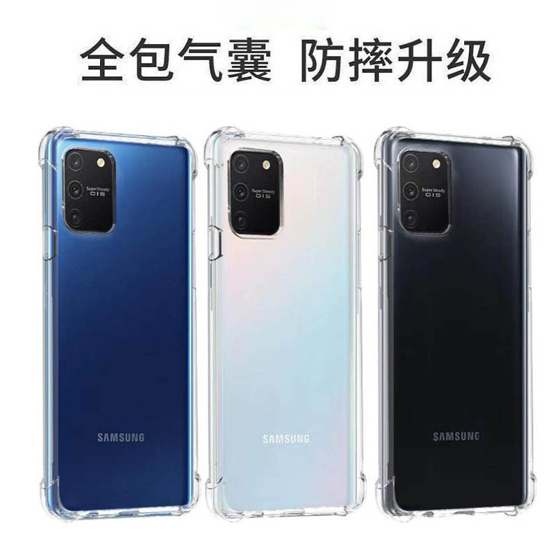 Suitable for Samsung S25 Mobile Phone Case M56 Transparent Airbag Note20 Protective Cover A55 American Version A17 Four Corners Thickeneded 5g Suitable for Samsung S25 Mobile Phone Case M56 Transparent Airbag Note20 Protective Cover A55 American Version A17 Four Corners Thickeneded 5g