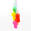 Big plastic whistle, props, strap, wholesale