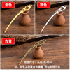 Metal modern retro Chinese hairpin for elderly, hairgrip, simple and elegant design, wholesale