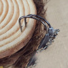 Nude color with lead Luya wide belly crank hook sequin Luya sea fishing Luya soft bait hook crank hook plus lead and sequins