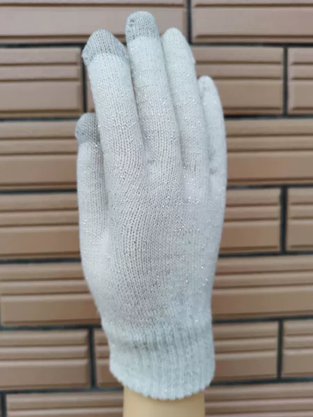 White silver silk
