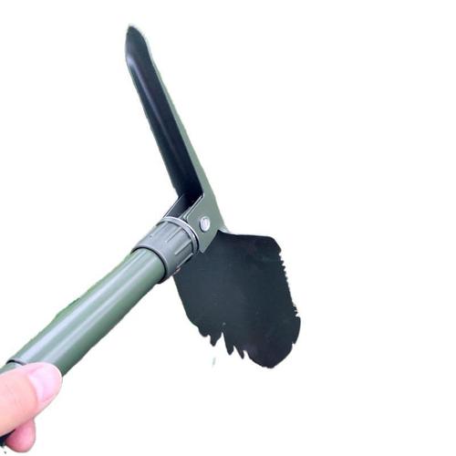 Hardware garden tools wholesale outdoor camping fishing digging small shovel multi-purpose shovel army green folding shovel