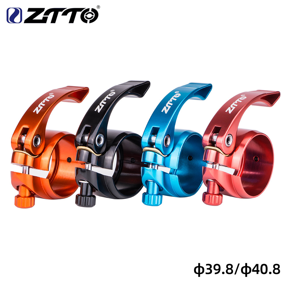 Abrazadera de Tija de Sillín para Bicicleta 39.8mm 40.8mm de Aleación de Aluminio
