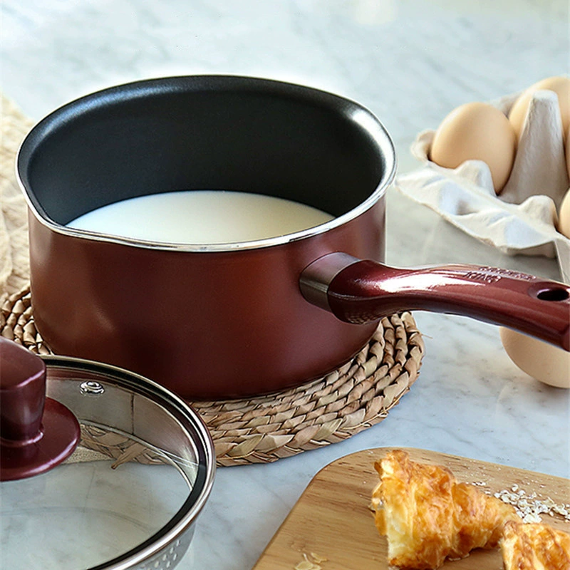 炊大皇 Milk pot hotel restaurant household soup pot small noodle pot hot pot spicy hot pot non-stick pot universal stove