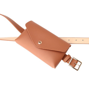 Fashion Pin Buckle Belt Women's Belt White Matching Clothing Dress Multi-Functional Waist Bag Belt Factory Direct Sale