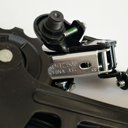 SHIMANO TZ500 rear derailleur 18-6 speed eye derailleur/21-7 speed mountain bike folding bicycle rear derailleur