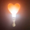 Short orange heart stick