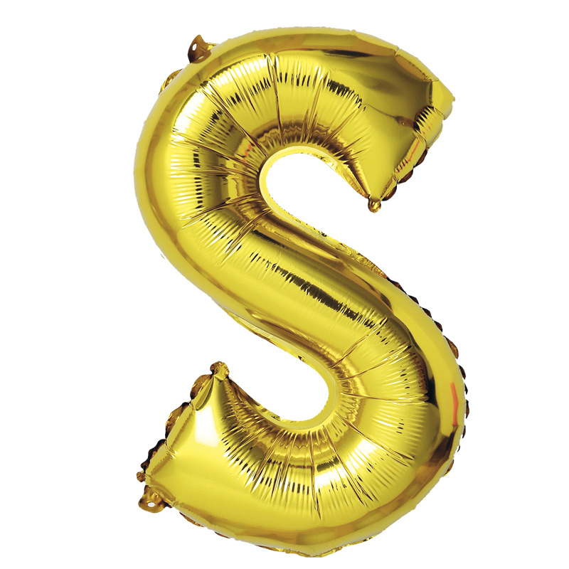 En stock carta globo de aluminio 18 pulgadas cuerpo de grasa fiesta de cumpleaños globo de aluminio lugar diseño de papel de aluminio globo caliente venta