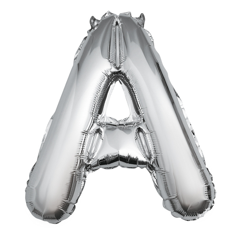 En stock carta globo de aluminio 18 pulgadas cuerpo de grasa fiesta de cumpleaños globo de aluminio lugar diseño de papel de aluminio globo caliente venta