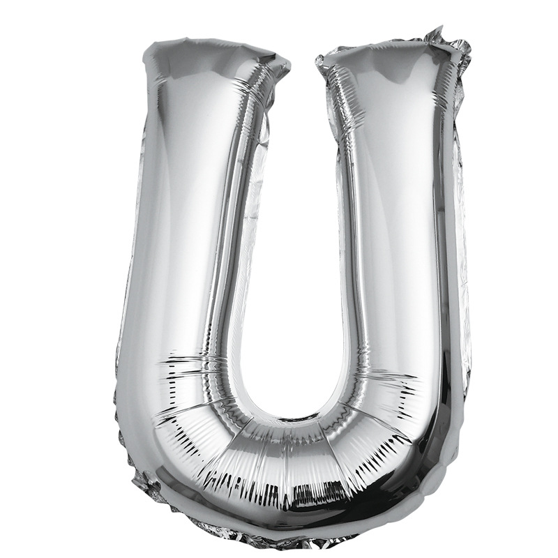 En stock carta globo de aluminio 18 pulgadas cuerpo de grasa fiesta de cumpleaños globo de aluminio lugar diseño de papel de aluminio globo caliente venta