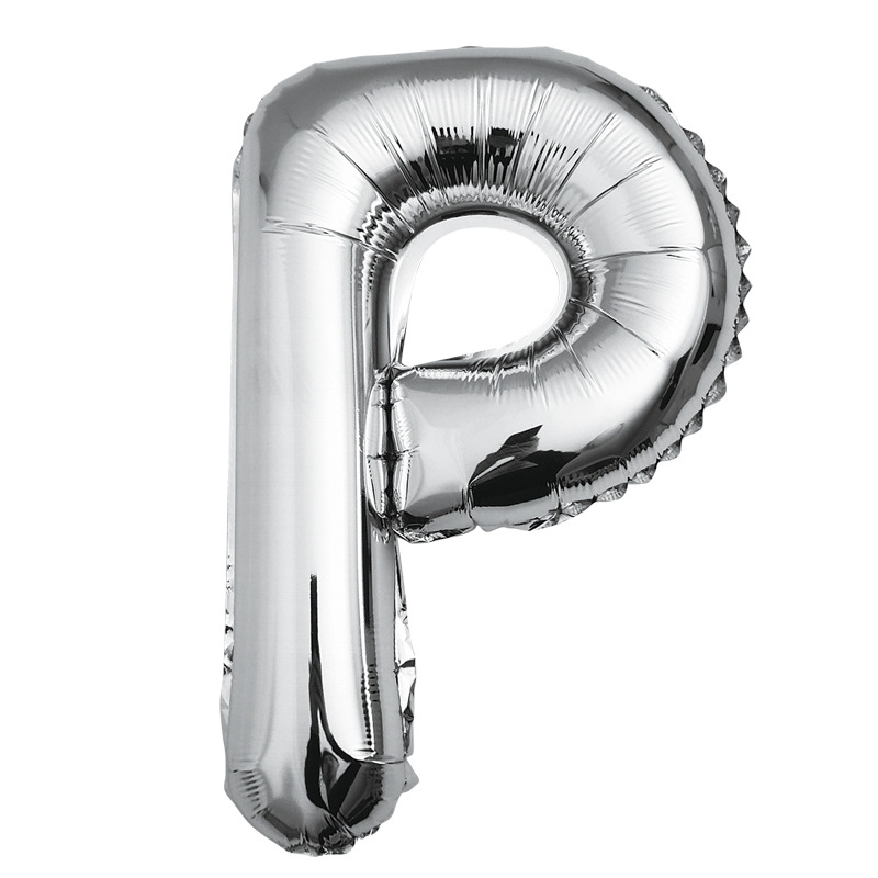 En stock carta globo de aluminio 18 pulgadas cuerpo de grasa fiesta de cumpleaños globo de aluminio lugar diseño de papel de aluminio globo caliente venta