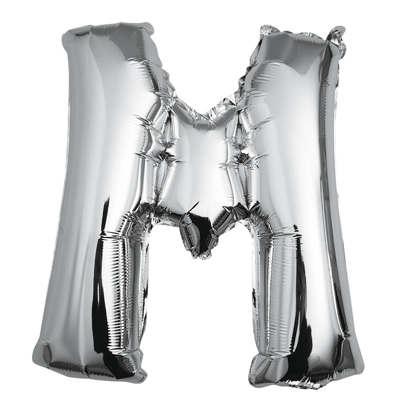 En stock carta globo de aluminio 18 pulgadas cuerpo de grasa fiesta de cumpleaños globo de aluminio lugar diseño de papel de aluminio globo caliente venta