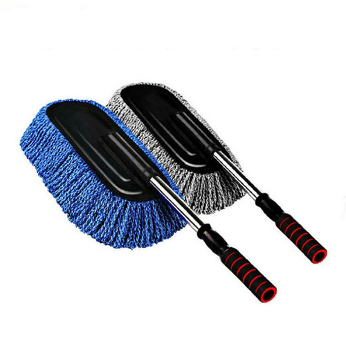 Car wash mop, long handle, telescopic car dust removal brush, multi-functional car wax mop, cleaning and wiping tools and supplies