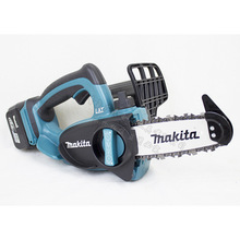日本Makita牧田DUC121电动链锯充电伐木链条锯锂电池雕刻木工电锯