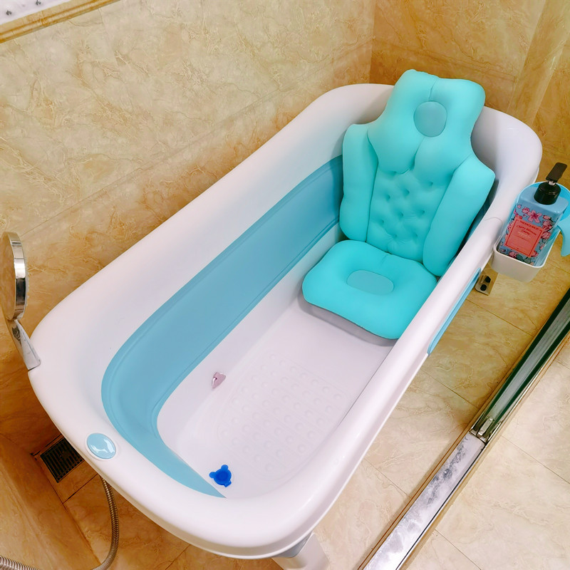 FUENTE fabricante de adultos Cubo de baño plegable adulto de cuerpo completo Cubo de baño hogar bañera grande engrosada sudor humeante Cubo de baño