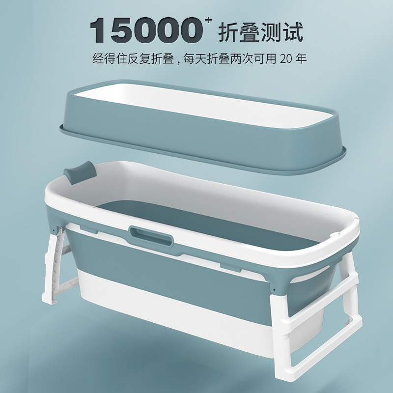 FUENTE fabricante de adultos Cubo de baño plegable adulto de cuerpo completo Cubo de baño hogar bañera grande engrosada sudor humeante Cubo de baño