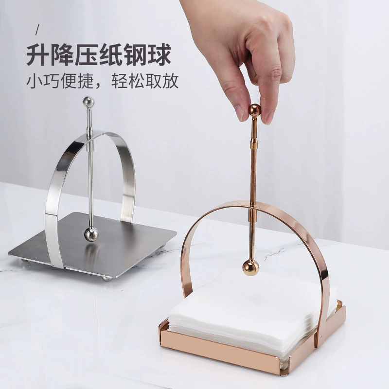 卓晋 Square wipes stainless steel, coffee table elite paper napkins