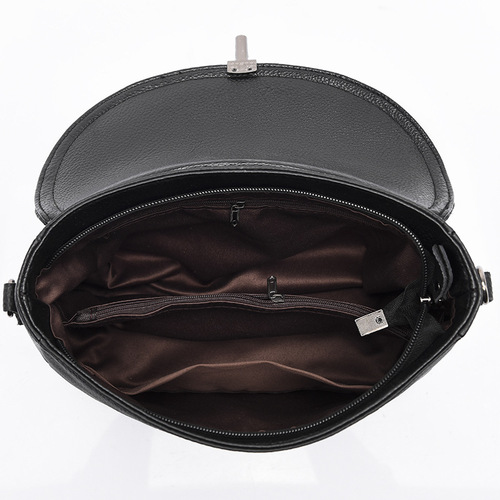 Messenger bag women's genuine leather bag 2024 new versatile large capacity first layer cowhide women's bag fashionable shoulder bag small bag